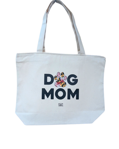 MD Dog Mom Tote Bags