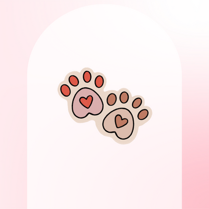 Neutral Paws Sticker